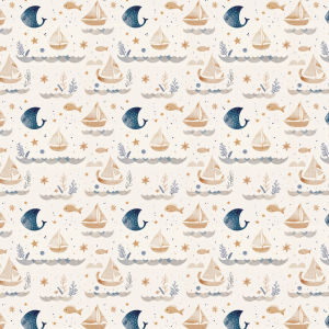 Pantoufles à velcro - Voilier